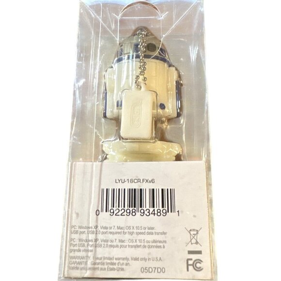 Star Wars R2-D2 16GB USB Flash Drive With Chain Disney Sealed Stocking Stuffer - Picture 5 of 10